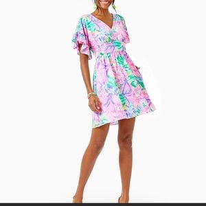 Lilly Pulitzer Blaire fit and flare stretch dress size 10